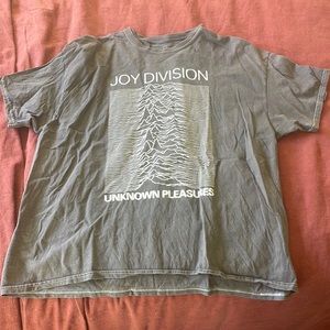 Faded black joy division tee from UO